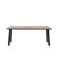 Avalox, table 170 x 98 cm - couleur driftwood - 4 pied