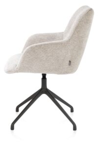 Mats, armstoel - aluminium frame 4-poots - draaibaar - selected choices - Afbeelding 3