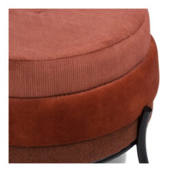 Timeless - Macaron pouf H43cm - cuivre