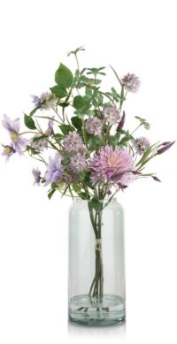 Tropaeolum Spray H88cm kunstbloem - Groen - Afbeelding 3