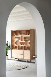 Valgard, buffet 160 cm - 2-deuren + 2-laden + 11-niches (+ LED) - Afbeelding 3