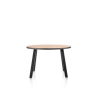 Avalox, table de bar ronde 130 x 110 cm - couleur natural - 4 pied
