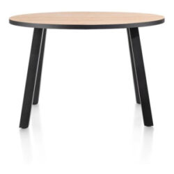Avalox, table de bar ronde 130 x 110 cm - couleur natural - 4 pied