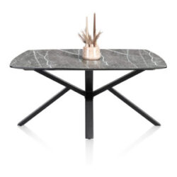 Palace, eetkamertafel 180 x 110 cm - centrale poot - Lichtgrijs