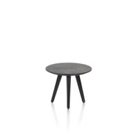 Maze, table basse ronde 40 cm - hauteur 32 cm - Anthracite