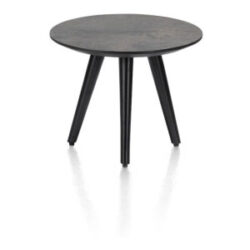 Maze, table basse ronde 40 cm - hauteur 32 cm - Anthracite