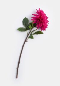 Dahlia spray kunstbloem h66cm - Roze
