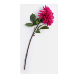 Dahlia spray kunstbloem h66cm - Roze