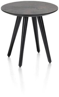 Maze, table basse ronde 40 cm - hauteur 39 cm - Anthracite - Image 2