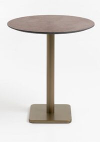 Brest table de bar stone rust D80cm - Or