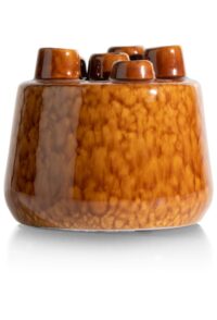 Safia vase H15cm - brun