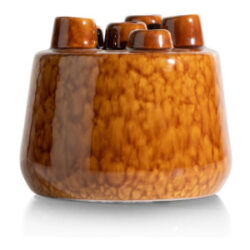 Safia vase H15cm - brun