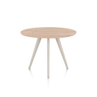 Arvada, bartafel 125 cm, rond, 4 poot - Creme
