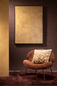 Raeven tableau 90x120cm - Ocre - Image 3