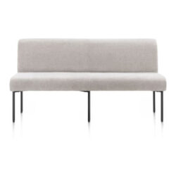 Reverso, banc 170 cm - confort ressorts - tissu Livigno - Caillou