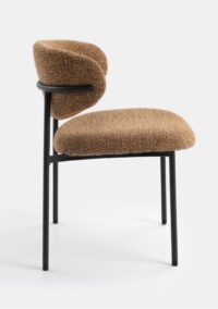 Jona chaise de salle a manger - Jaune ocre - Image 2