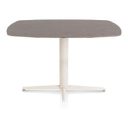 Saluti, bartafel ovaal 150 x 105 cm. - centrale teenpoot - creme - Lava