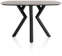 Masura, table de bar ovale - 150 x 105 cm - (hauteur 92 cm) - Anthracite - Image 3