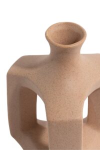 Jules vase H21cm - Beige - Image 2