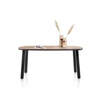 Avalox, eetkamertafel ovaal 180 x 110 cm - kleur driftwood - 4 poot
