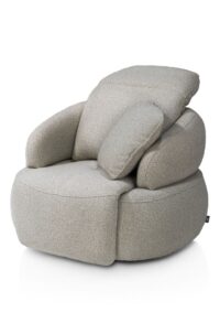 Hollywood, homecinema draaifauteuil - stof Cloudy - Olijf