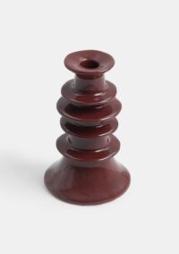 Dyon kandelaar h17cm - Bordeaux