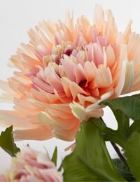 Dahlia spray kunstbloem H75cm - Roze - Afbeelding 2