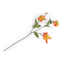 Gloriosa Spray fleur artificielle H90cm - Orange