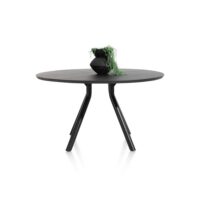 Arvada, tafel 125 cm. - rond - centrale poot kort - Onyx - Afbeelding 3