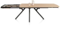 Novello, uitschuiftafel 200 (+ 78) x 100 cm - natural - Afbeelding 3