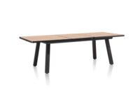 Avalox, uitschuiftafel 190 (+ 60) x 98 cm - kleur naturel - 4 poot - Afbeelding 3