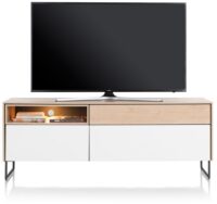 Lindfield, lowboard 160 cm. - 3-laden + 1-niche (+ LED)