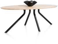 Arvada, table 250 x 110 cm. - ellipse - pied central long - natural - Image 3