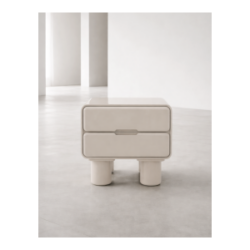 Mauro armoire de nuit h42.5cm - Couleur creme