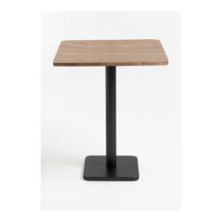 Brest table de bar vintage oak 75x75cm - Noir