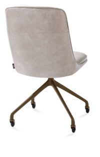 Mateo, chaise - roulettes - steelbrown - Pala - Gris clair - Image 3
