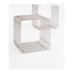 Gus set van 2 wandrekken H35-40cm - Zilver