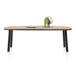 Avalox, table ovale 240 x 110 cm - couleur natural - 4 pied