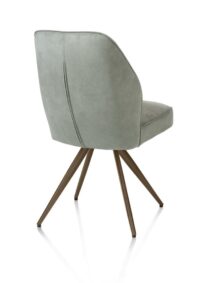 Bell, eetkamerstoel - steelbrown frame - pocket - stof Calabria - Olijf - Afbeelding 3