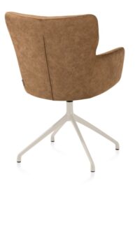 Sage, armstoel draaibaar - creme - stof Oregon - Desert - Afbeelding 2