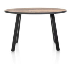 Avalox, bartafel rond 150 x 120 cm - kleur driftwood - 4 poot