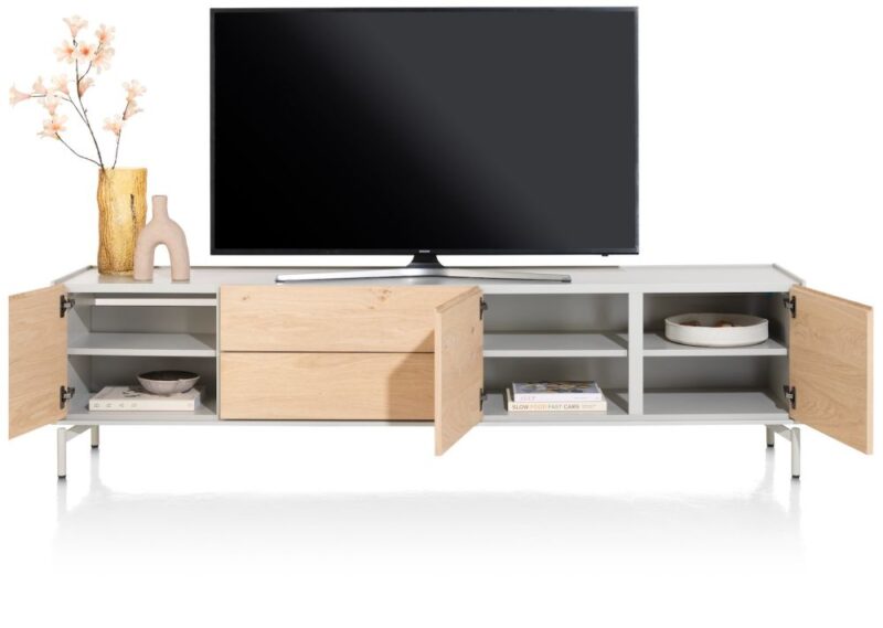 Niora, Lowboard 210 Cm - 3-Deuren + 2-Laden - Afbeelding 2