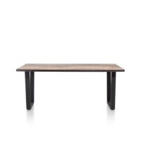 Avalox, table 170 x 98 cm - couleur driftwood - V pied