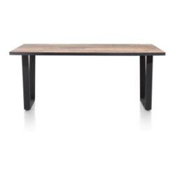 Avalox, table 170 x 98 cm - couleur driftwood - V pied