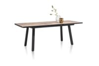 Avalox, table de bar &agrave; rallonge 160 (+ 50) x 98 cm - couleur driftwood - 4 pied - Image 3