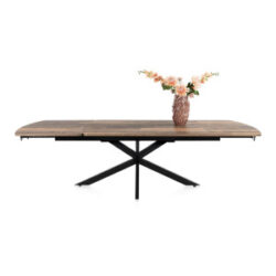 Pavalon, uitschuiftafel 200 (+ 78) x 100 cm - Driftwood