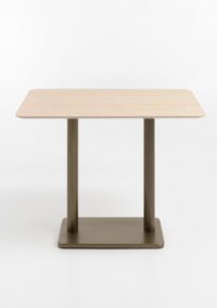Brest table de bar Travertine 120x75cm - Or