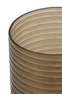 Caramel vaas H41cm - Bruin - Afbeelding 2