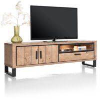Pavarotti, lowboard 180 cm - 2-deuren + 1-lade + 1-niche (+ LED) - Afbeelding 2