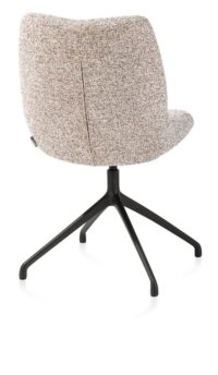 Mats, chaise - pivotante - rough off black - Luton - Cuivre - Image 2